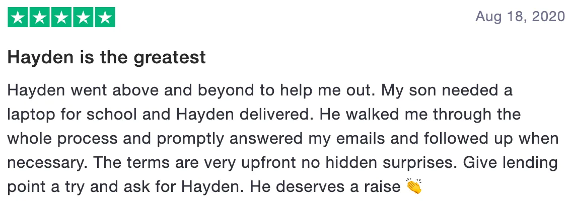 Review of Hayden: Hayden is the greatest (5 stars)