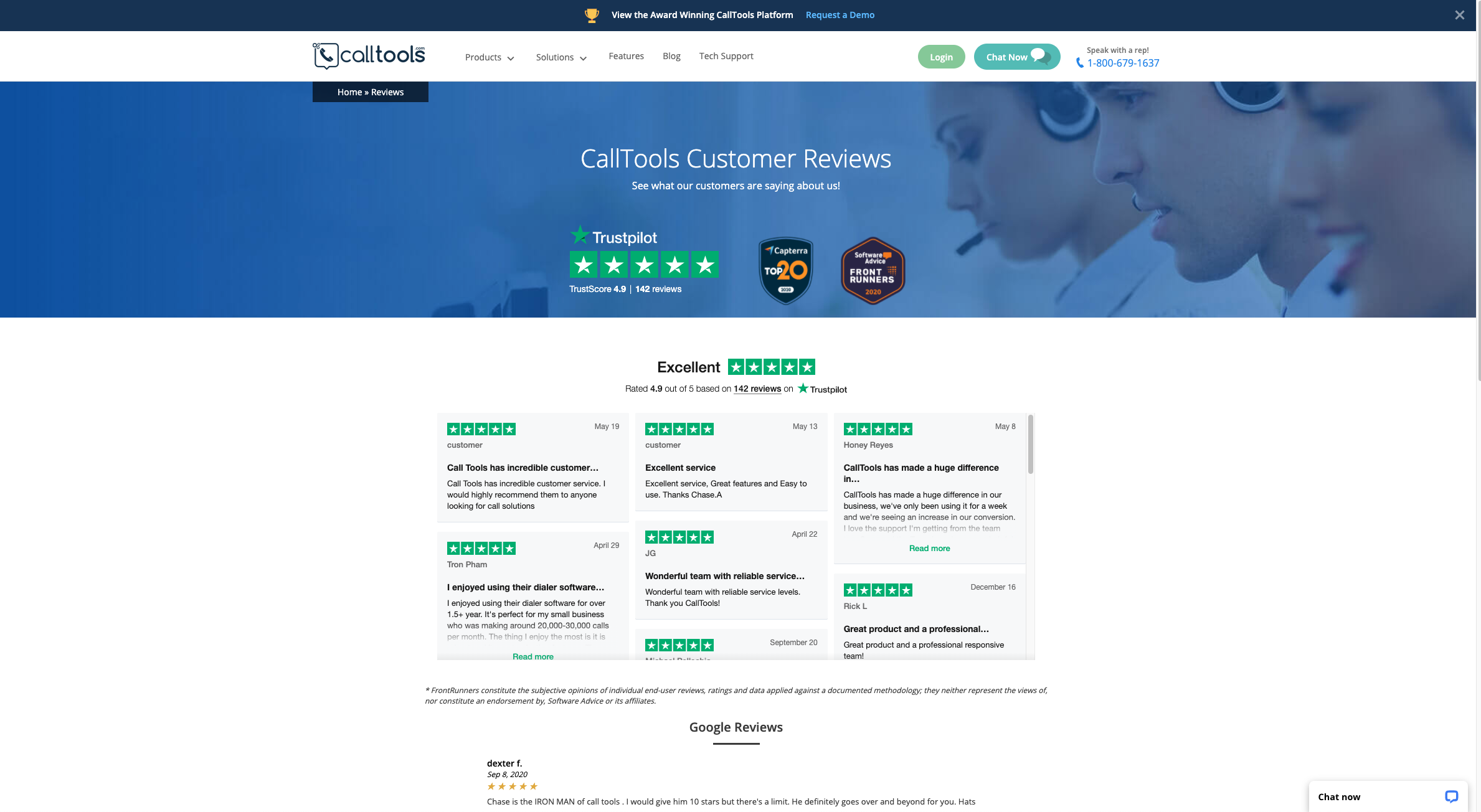 Calltools reviews on site