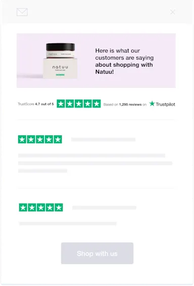 Klaviyo Trustpilot integration Klaviyo Trustpilot integration