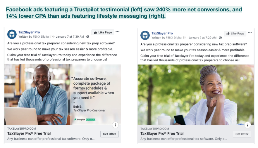 How TaxSlayer Pro Upgraded Their B2B Ad Campaigns With Customer Reviews ...