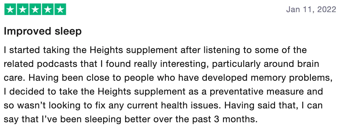 Review of Heights