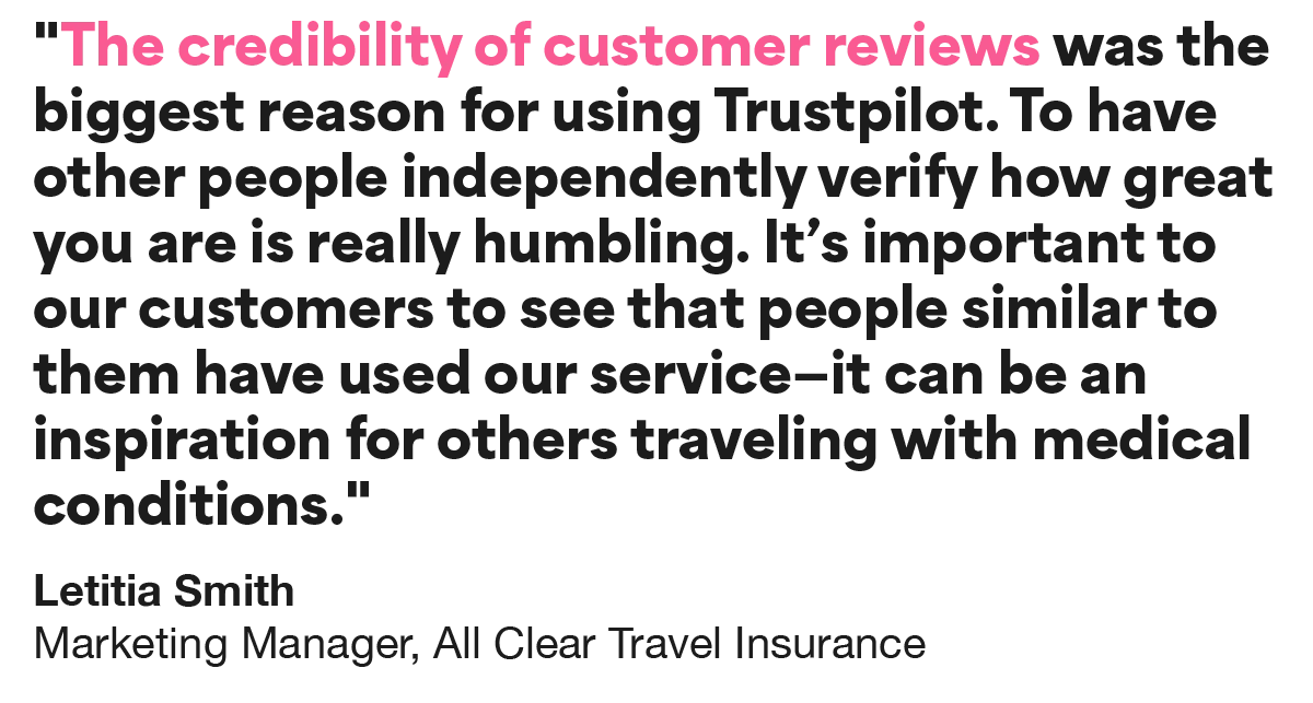 Letitia Smith -quote- All Clear Travel Insurance
