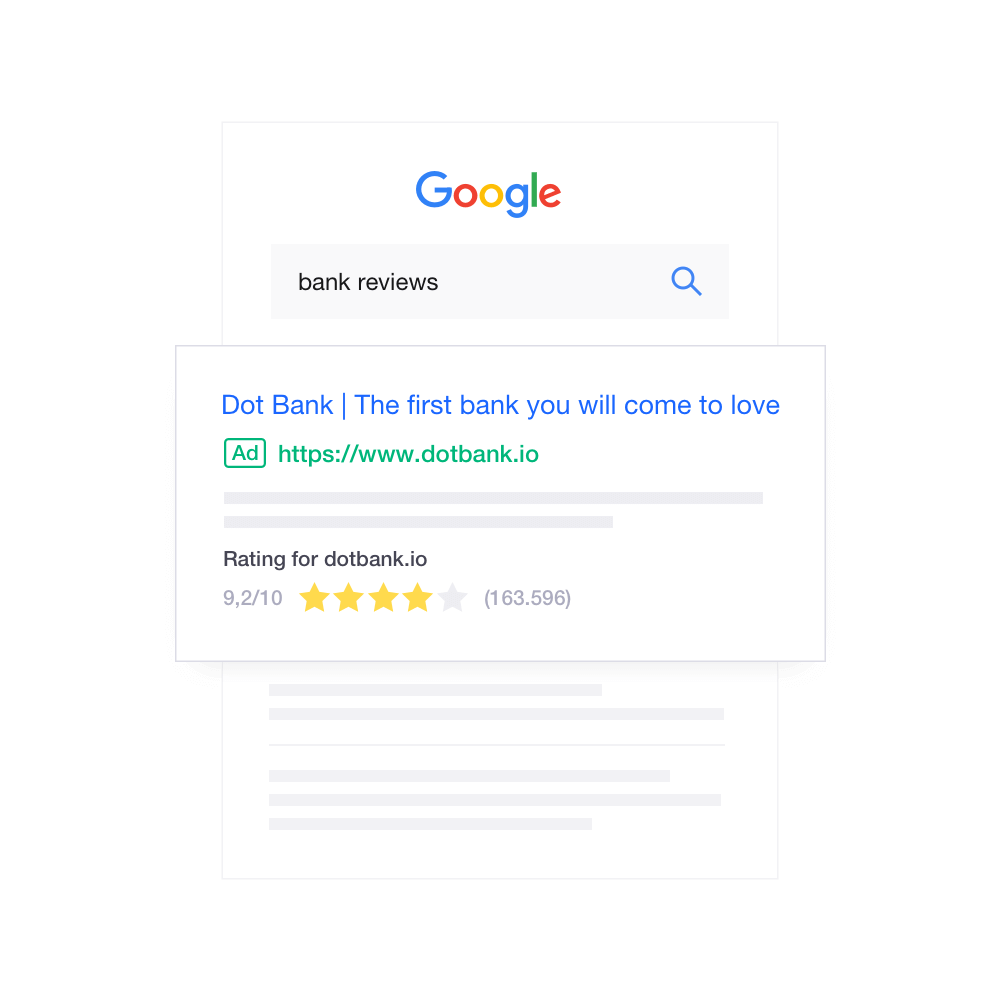Showcase your reviews in search