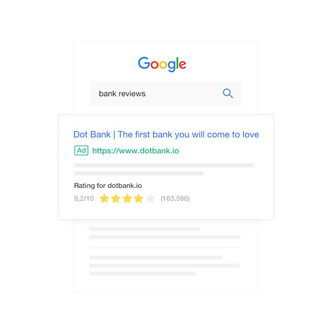 Showcase your reviews in search Showcase your reviews in search