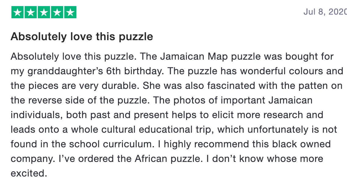 Review of Very Puzzled: Absolutely love this puzzle (5 stars)