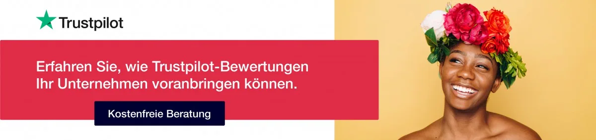 Erfahren Sie, wie Trustpilot-Bewertungen Ihr Unternehmen voranbringen können. Kostenfreie Beratung