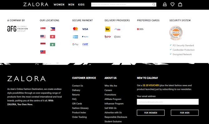 Security Certificate on Zalora Security Certificate on Zalora