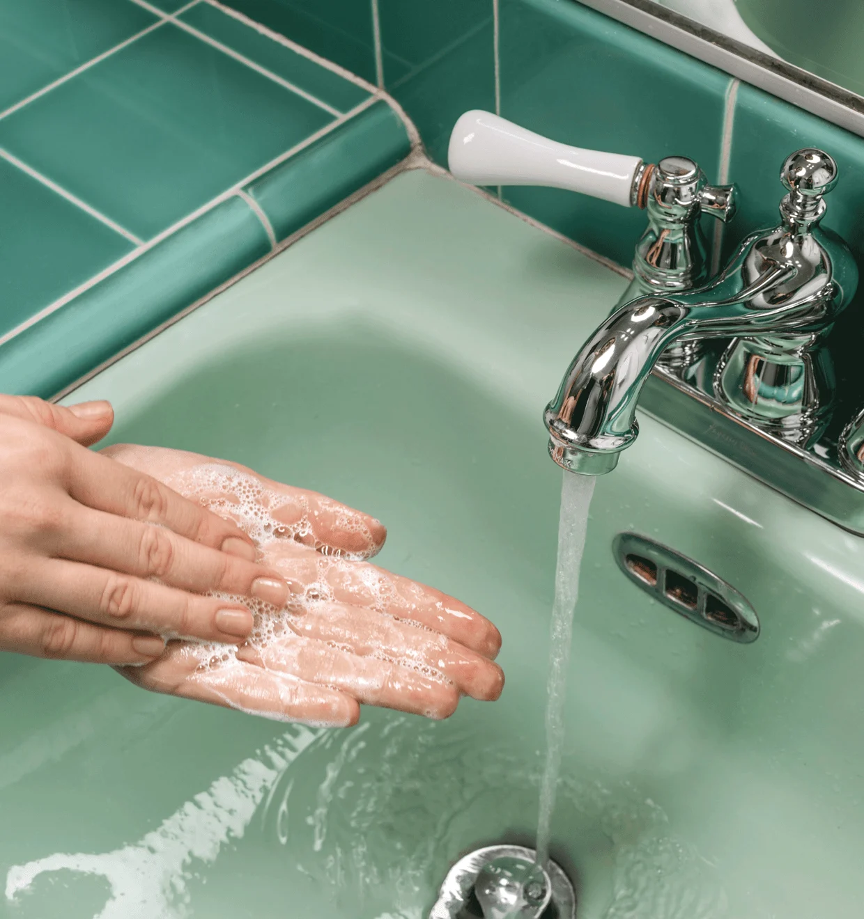 Formula Botanica promo photo - handwashing