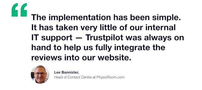 Lee Bannister Implementation Quote