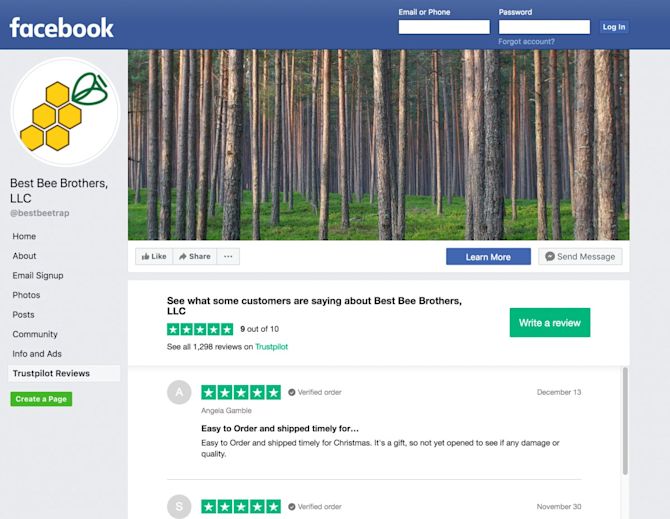 Best Bee Brothers Facebook Review Integration Best Bee Brothers Facebook Review Integration