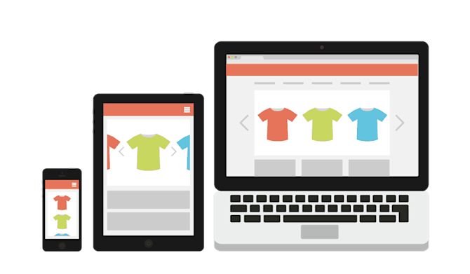 Example of responsive design Example of responsive design