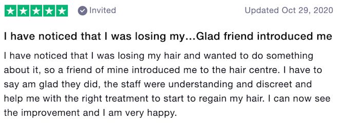 Review of The Hair Loss Centre