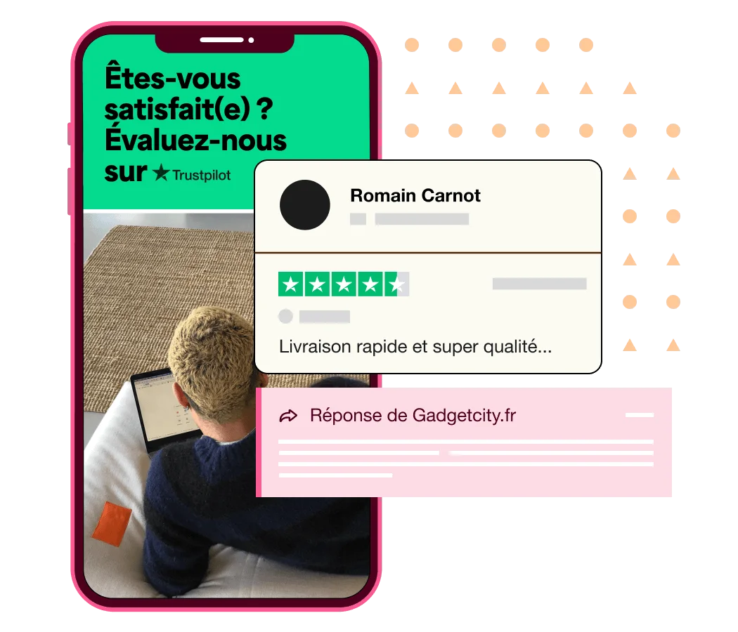 1-Engage with your customers - Respond to reviews page - French