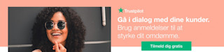 Gå i dialog med dine kunder - brug anmeldelser til at styrke dit omdømme - tilmeld dig gratis