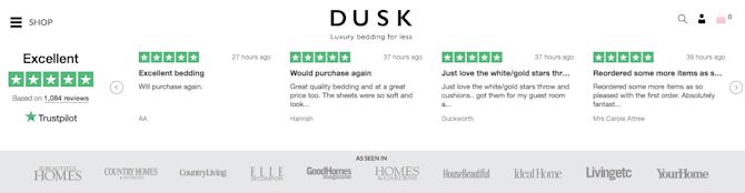 on-site Trustpilot customer reviews on-site Trustpilot customer reviews