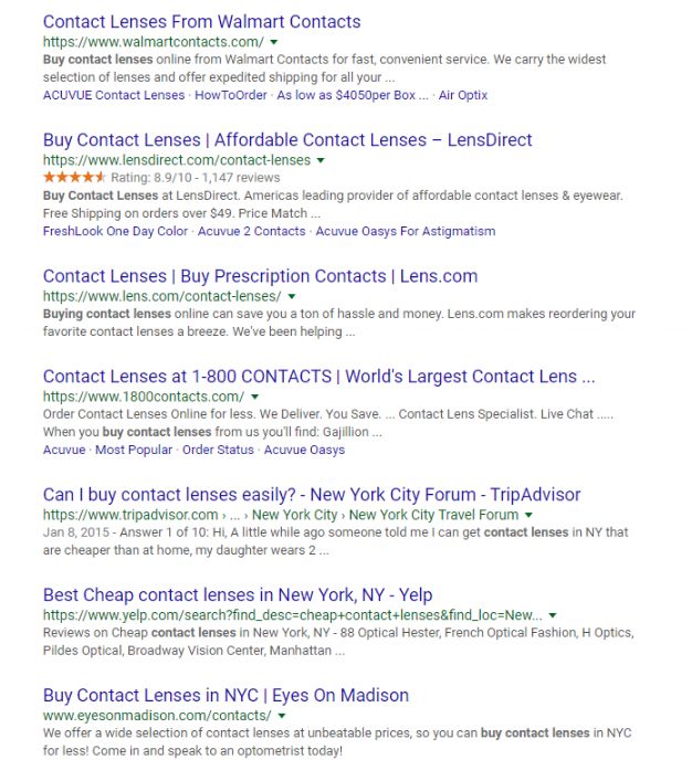 Example of Google rich snippets example-of-google-rich-snippets