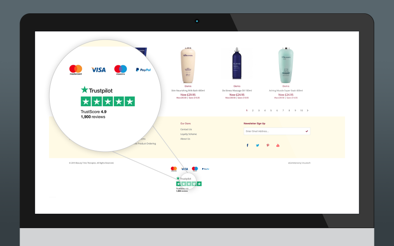 Trustpilot & Visualsoft - About the Integration section