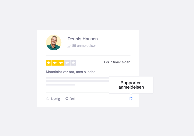 NO - Flag and report reviews