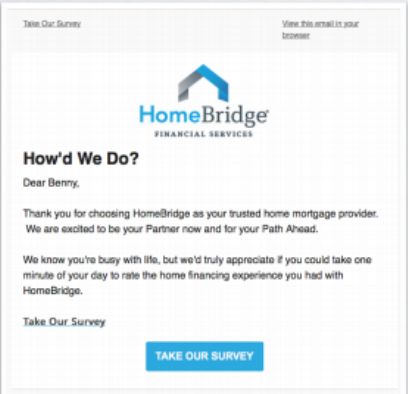 Homebridage review invitation Homebridage review invitation
