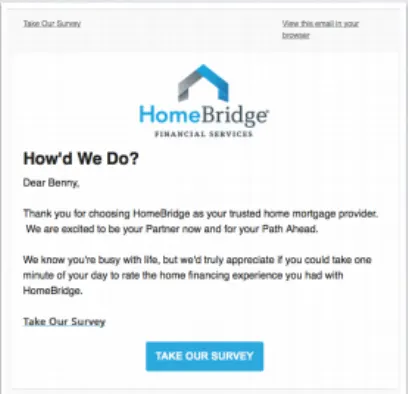 Homebridage review invitation