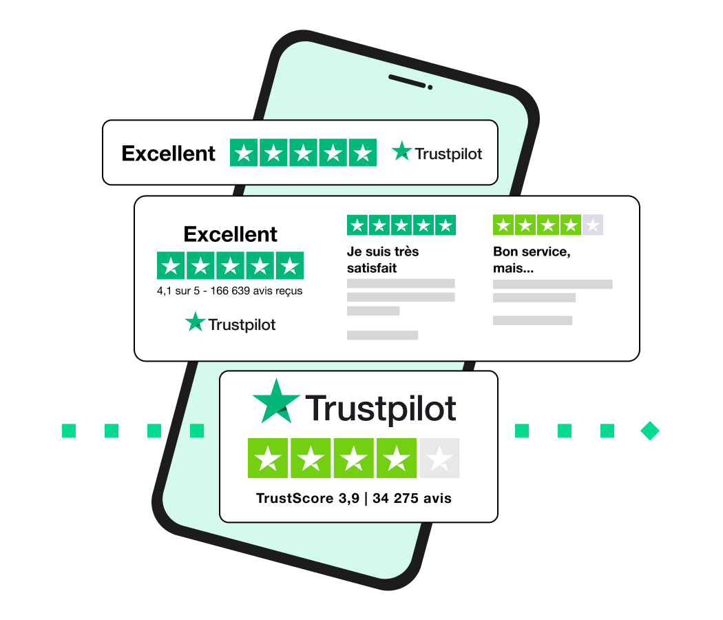 1-Increase conversions and sales on your site - Trustpilot widgets page - French