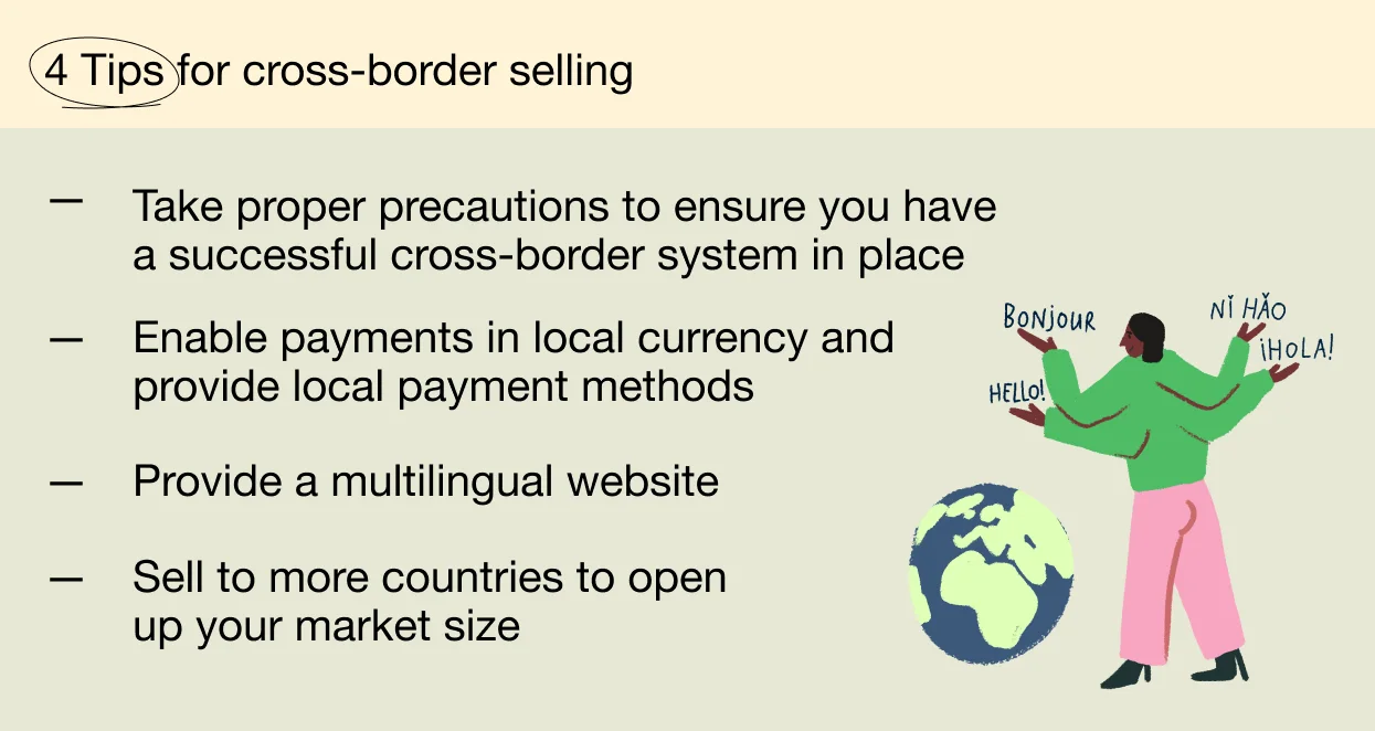 4 tips for cross-border selling