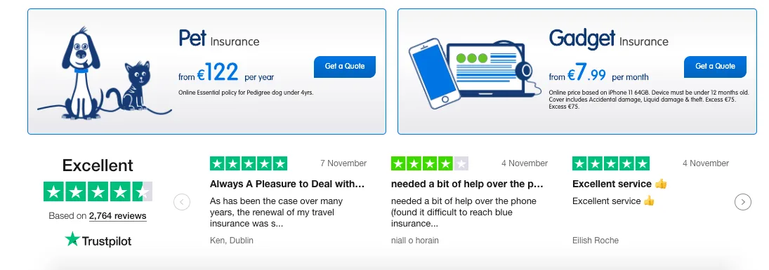 Reviews of Blue Insurance
