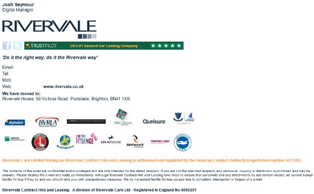 Trustpilot-Integration in E-Mail-Signaturen Trustpilot-Integration in E-Mail-Signaturen