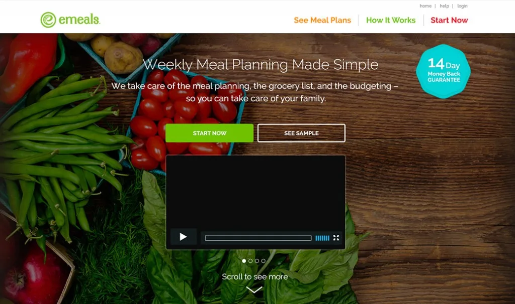 emeals example