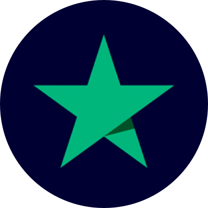 Trustpilot logo Round Star BlueBG 420x420