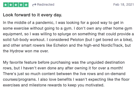 Review of Hydrow