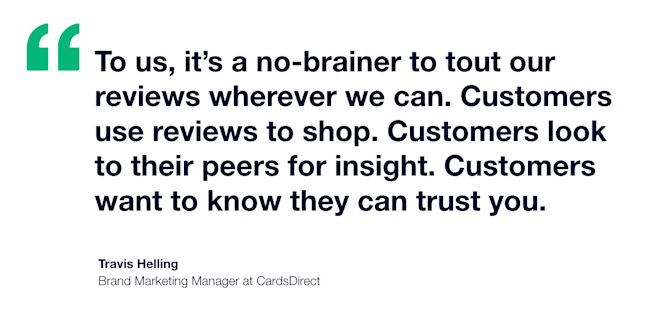 CardsDirect x Trustpilot Testimonial - Travis Helling Brand Marketing Manager