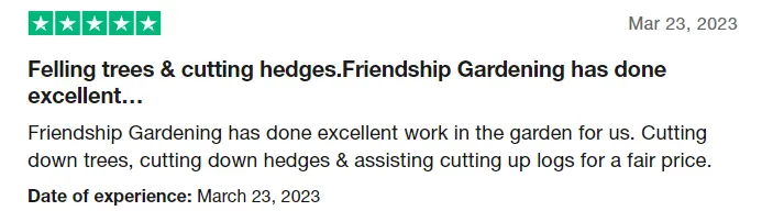 Friendship Gardening review