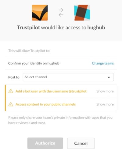 Slack+and+Trustpilot