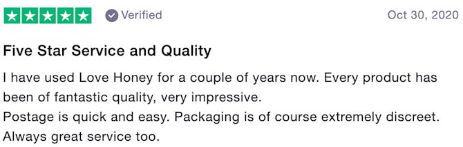 Review of Lovehoney