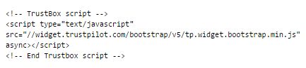 Trustbox script TrustBox+script