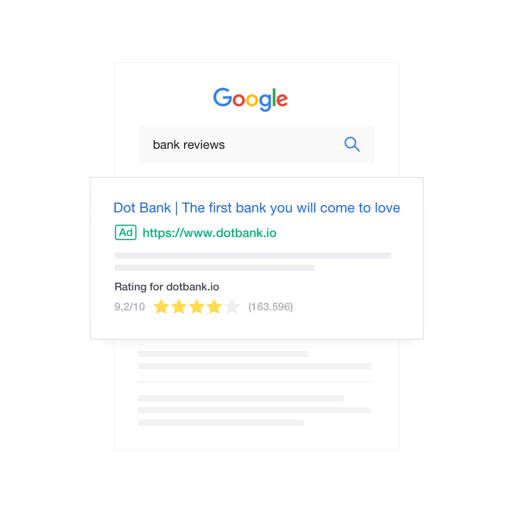 google seller ratings trustpilot