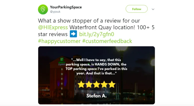 yourparkingspace twitter