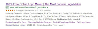 Looka Seller Ratings Example