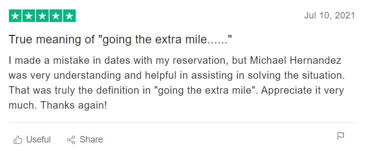 Rental car review