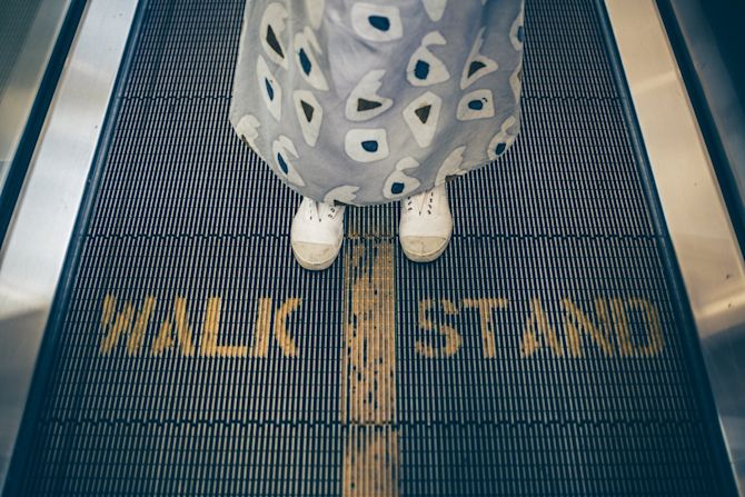 standing out from what the crowd is doing Standing out