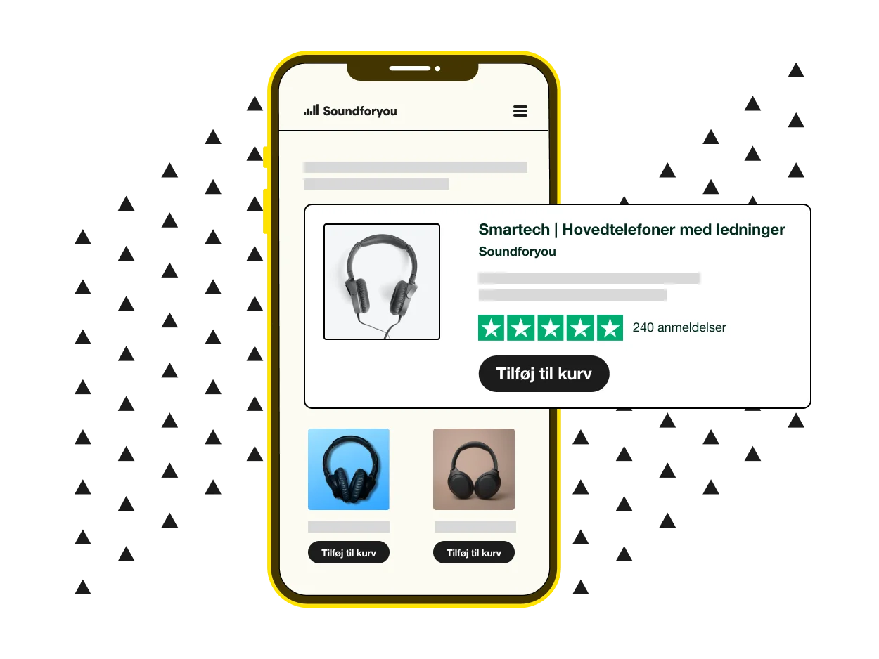 Product Review feature page - jumbotron image Product reviews- Hero - Danish