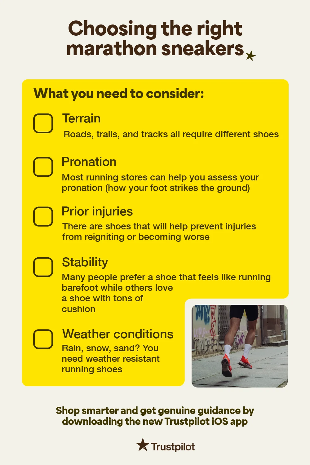 Marathon Clothing and Essentials Checklist
