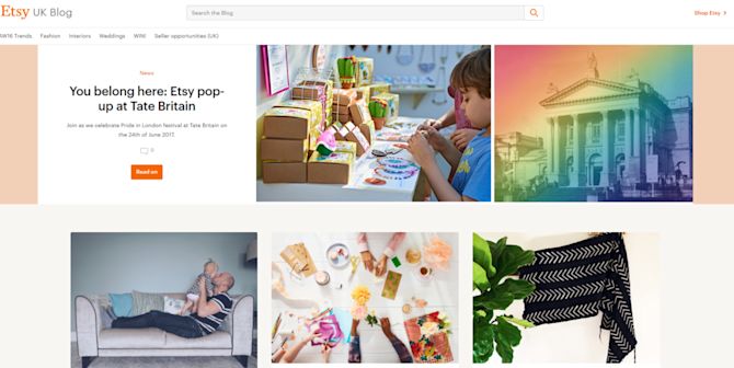 Etsy screenshot