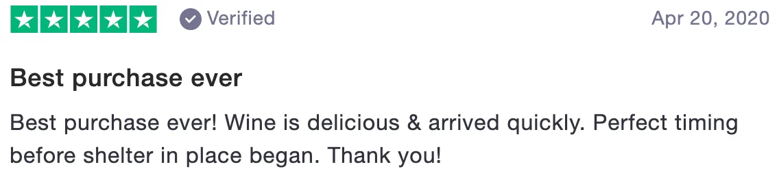 Review of Splash Wines: Best purchase ever (5 stars)
