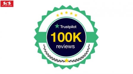 Trustpilot 100k reviews for SCS scs celebrates 100,000 reviews