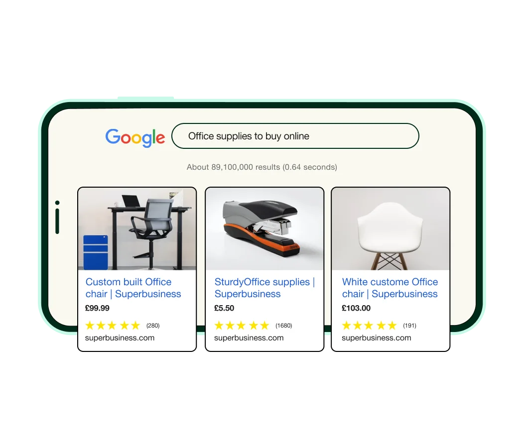 2-Stand out in search results - Product reviews page