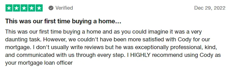 Mortgage review