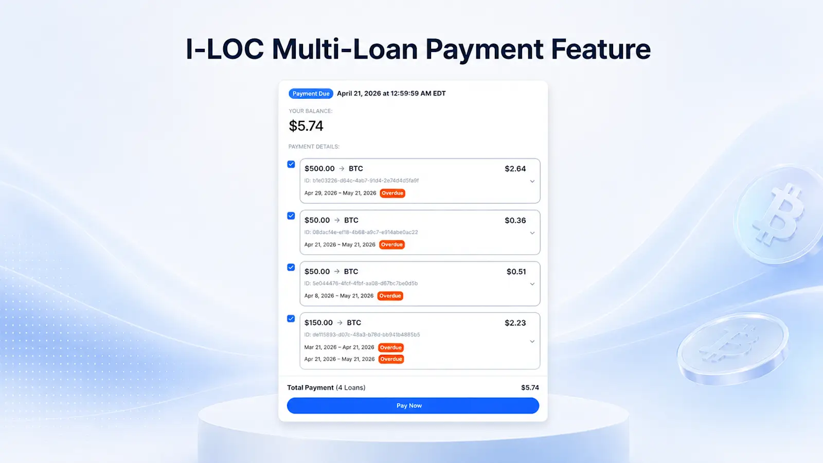 Binaxity Releases Multi-Loan Payment to Simplify I-LOC Repayments