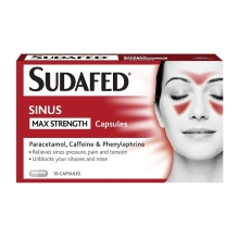 SUDAFED® Sinus Max Strength Capsules